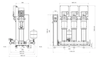 Wilo Mehrpumpenanlage SiBoost2.0 Smart 3HELIX VE608,R21/2,3kW – Bild 3
