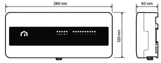 comfort-roll-Schaltleiste A24 10 Zonen für Raumthermostate u Stellantriebe 24V – Bild 2