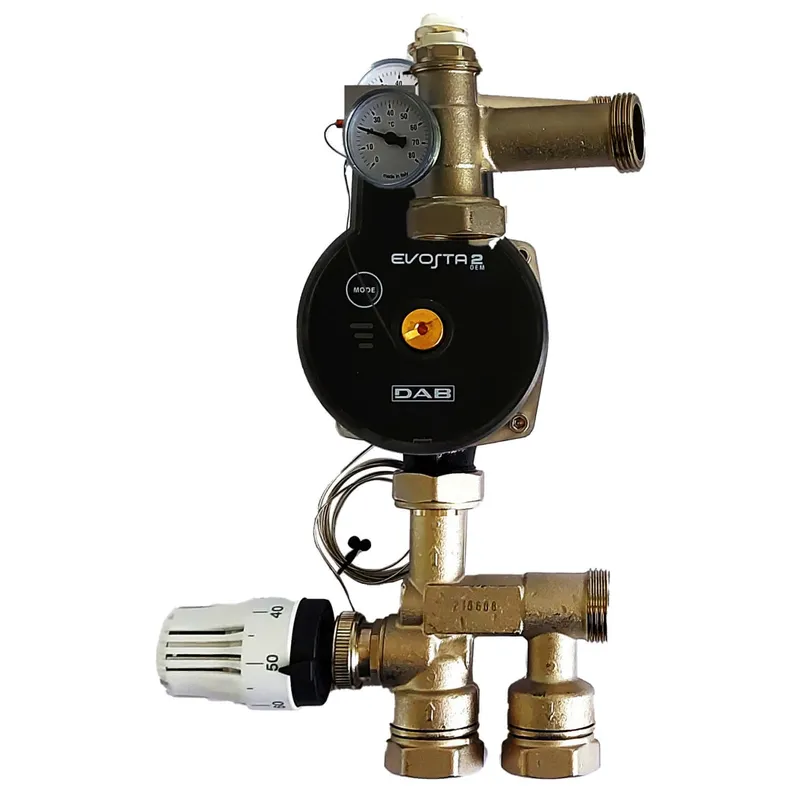 comfort-roll-Festwertregelset A24 DN25 mit Pumpe DAB EVOSTA2 70/130