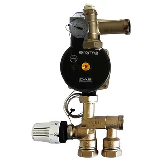 comfort-roll-Festwertregelset A24 DN25 mit Pumpe DAB EVOSTA2 70/130
