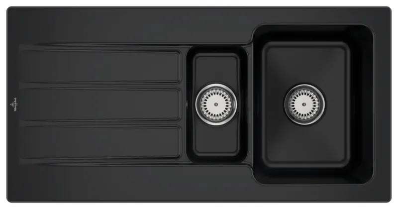 Villeroy & Boch EB-SP Architectura 60 XR 1000x510mm Ablgarn. IB reversibel Keram. Pure Black