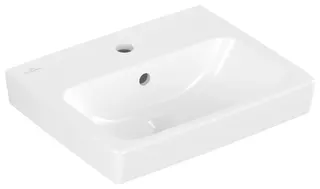 VB Handwaschbecken Architectura 450x365 mm Rechteck 1HL. mit Überlauf Weiß Alpin