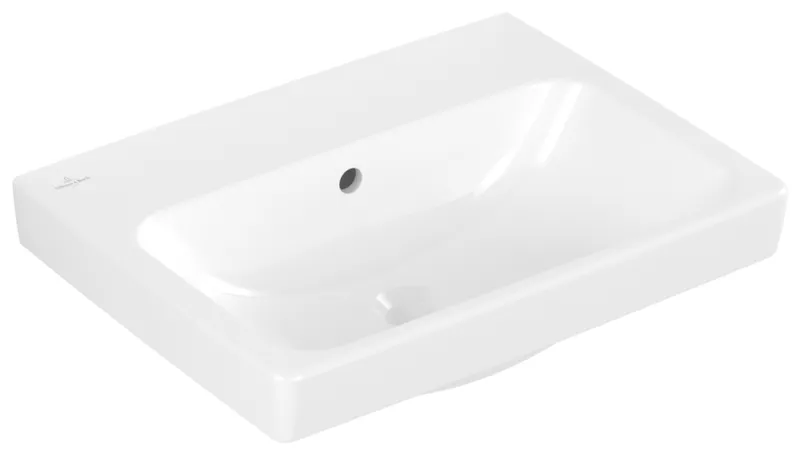 Villeroy & Boch Waschbecken Architectura 550x420mm Rechteck mit Überlauf Weiß Alpin