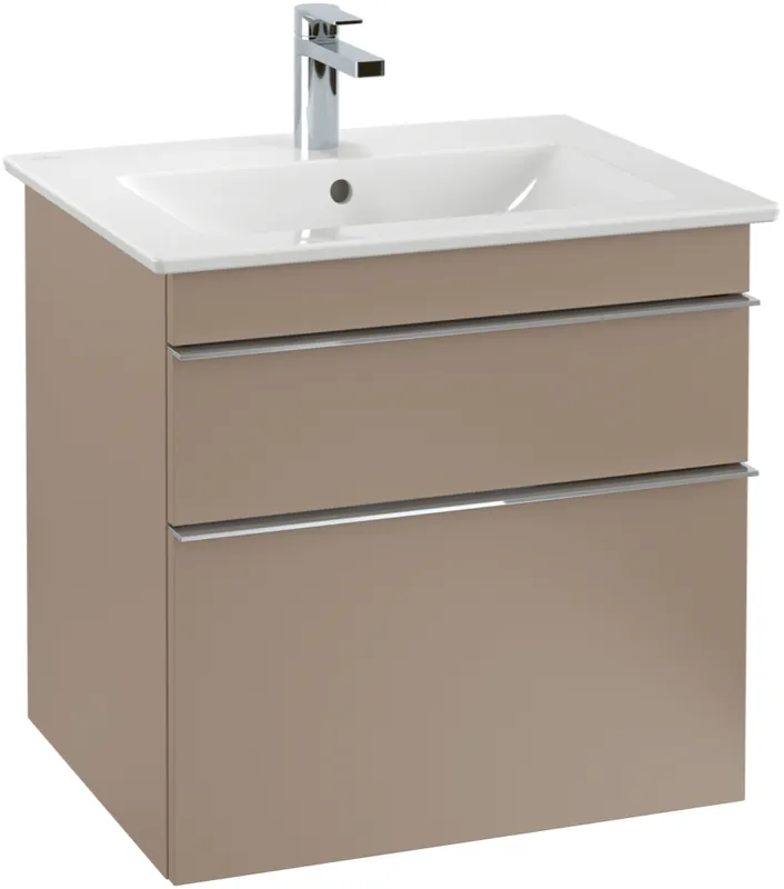 Villeroy & Boch WTUS Venticello 553x590x502mm 2 Ausz. Waschtisch m.tig Cashmere Grey