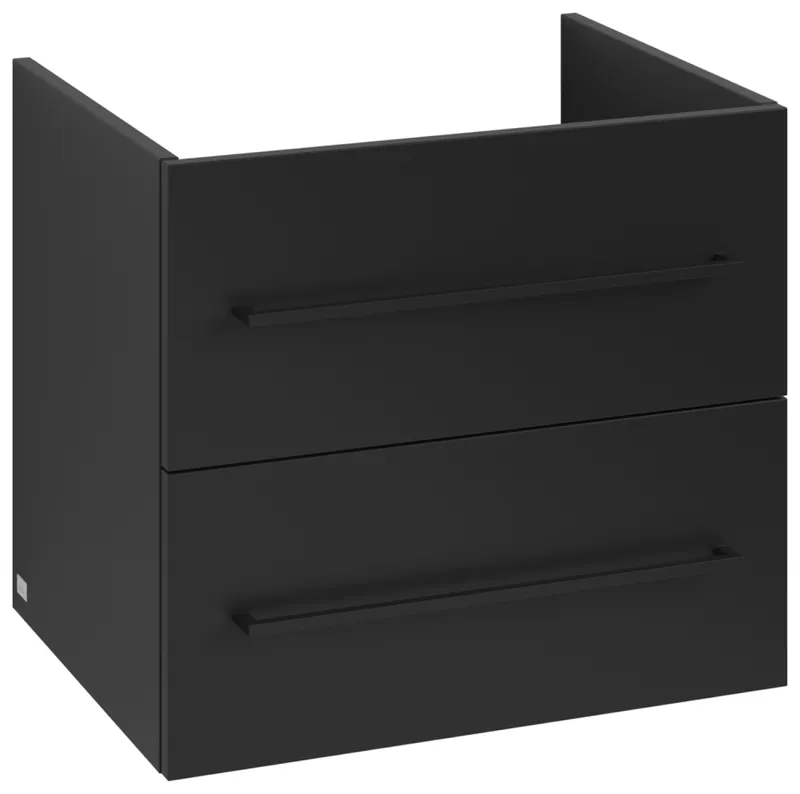 Villeroy & Boch WTUS Avento A88910 576x514x484mm 2 Ausz. Waschtisch m.tig Volcano Black