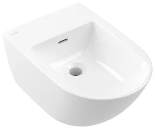 VB Bidet Antao Oval wandhängend Weiß Alpin CeramicPlus