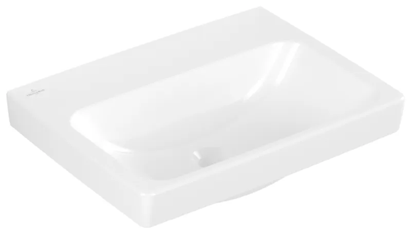 Villeroy & Boch Waschbecken Architectura 550x420mm re-eckig o. ÜL. Weiß Alpin AntiBac cplus