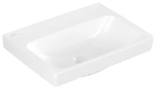 Villeroy & Boch Waschbecken Architectura 550x420mm re-eckig o. ÜL. Weiß Alpin AntiBac cplus