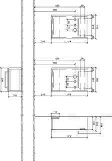 Villeroy & Boch WTUS Avento A87601 340x514x234mm 1trg. A:re Waschtisch m.tig Brilliant White – Bild 4