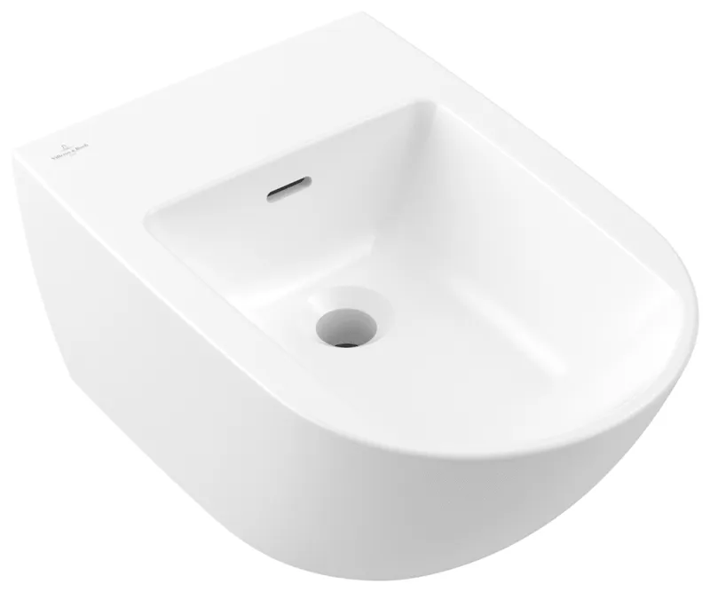 Villeroy & Boch Bidet Antao 560x375x270mm Oval wandhängend Stone White CeramicPlus