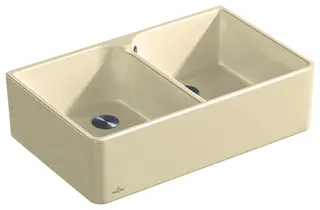 Villeroy & Boch Spülstein 80 X 795x500mm Ablgarn. aus Keramik Pure Black