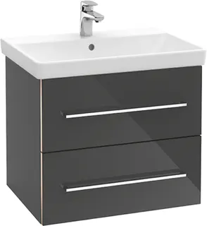 Villeroy & Boch WTUS Avento A89000 626x514x484mm 2 Ausz. Waschtisch m.tig Graphite