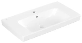 Villeroy & Boch Waschbecken Architectura 800x445mm Rechteck 1HL. mit Überlauf Weiß Alpin