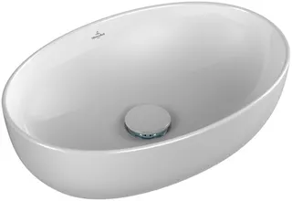 Villeroy & Boch Aufsatzwaschbecken Artis 480x325mm Oval o. Überlauf Weiß Alpin CeramicPlus – Bild 2