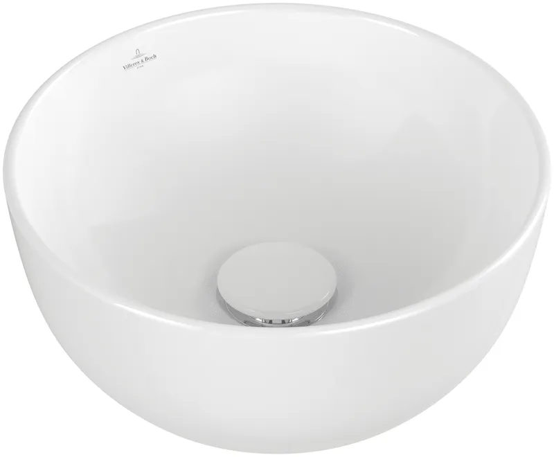 Villeroy & Boch Aufsatzwaschbecken Artis 325x325mm Rund ohne Überlauf Weiß Alpin