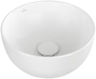 Villeroy & Boch Aufsatzwaschbecken Artis 325x325mm Rund ohne Überlauf Weiß Alpin