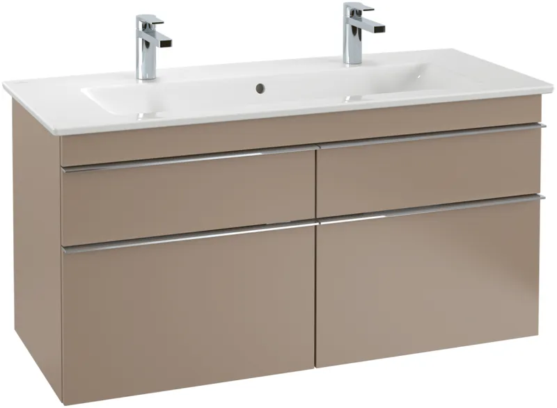 Villeroy & Boch WTUS Venticello 1153x590x502mm 4 Ausz. Waschtisch m.tig Volcano Black
