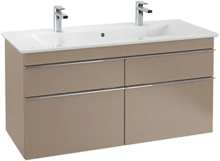 Villeroy & Boch WTUS Venticello 1153x590x502mm 4 Ausz. Waschtisch m.tig Volcano Black
