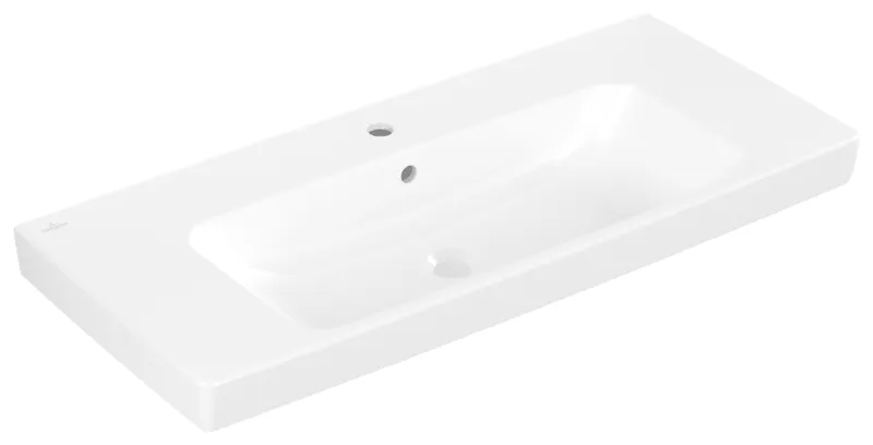Villeroy & Boch Waschbecken Architectura 1000x445mm Rechteck 1HL. mit Überlauf Weiß Alpin