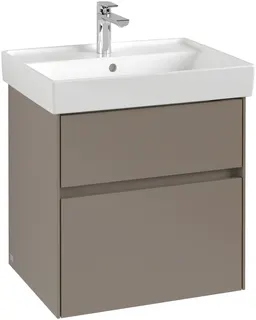 Villeroy & Boch WaschbeckenUS Collaro 554x546x444mm 2 Ausz. Waschbecken m.tig Taupe
