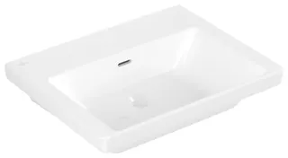 Villeroy & Boch Waschbecken Subway 3.0 600x470mm Rechteck mit Überlauf Weiß Alpin