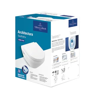 Villeroy & Boch Combi-Pack Architectura 350x480x355mm ov wandh Abg waagr m TwistFle3 weAlpinc+