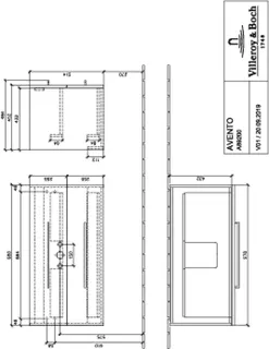 Villeroy & Boch WTUS Avento A89200 976x514x484mm 2 Ausz. Waschtisch m.tig Brilliant White – Bild 4
