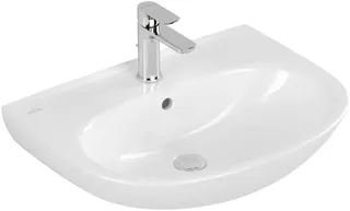 Villeroy & Boch Waschbecken O.novo 600x460mm Oval ohne Überlauf Weiß Alpin