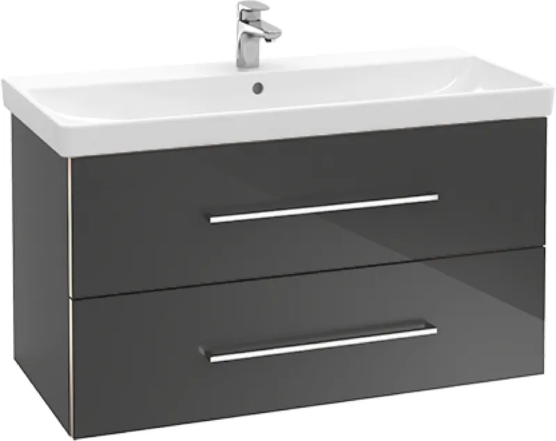 Villeroy & Boch WTUS Avento A89200 976x514x484mm 2 Ausz. Waschtisch m.tig Graphite