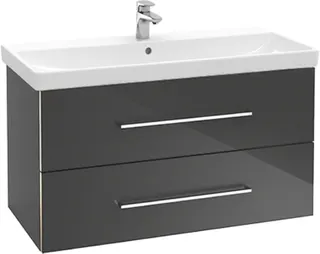 Villeroy & Boch WTUS Avento A89200 976x514x484mm 2 Ausz. Waschtisch m.tig Graphite