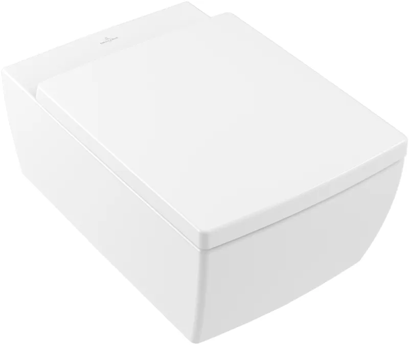 Villeroy & Boch T-WC Memento 2.0 375x560x345mm re-eckig wandh Abg waagr DF Pure Blackc+