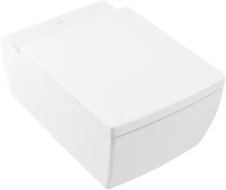 Villeroy & Boch T-WC Memento 2.0 375x560x345mm re-eckig wandh Abg waagr DF Pure Blackc+