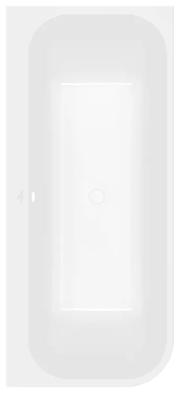 Villeroy & Boch VWBW Architectura 1800x800x575mm VWBW rechte Ausführung Weiß Alpin