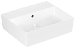 Villeroy & Boch Aufsatzwaschbecken Memento 2.0 498x 420mm Rechteck mit Überlauf Weiß Alpin
