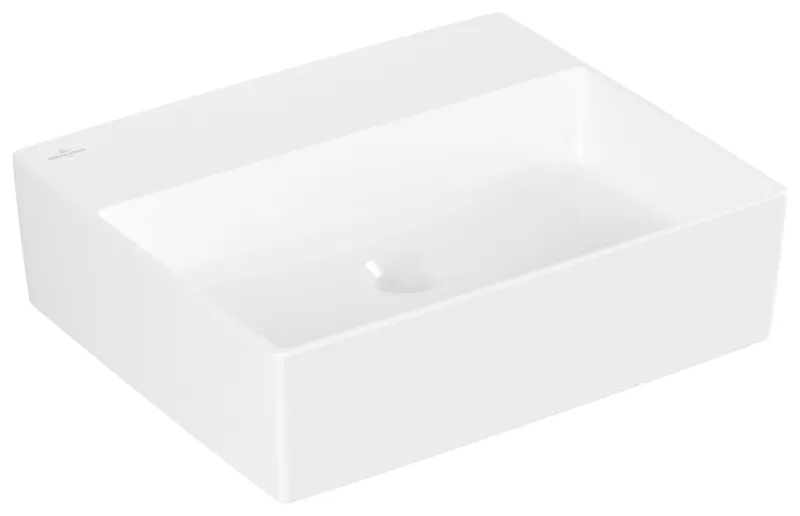 Villeroy & Boch Aufsatzwaschbecken Memento 2.0 498x 420mm Rechteck ohne Überlauf Weiß Alpin