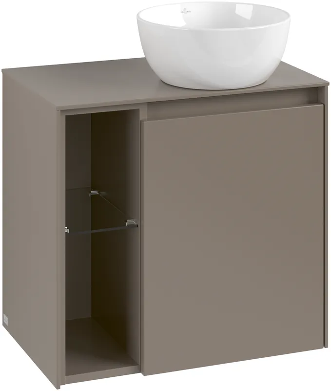 Villeroy & Boch WaschbeckenUS Collaro 600x548x380mm 1trg. A:re Waschbecken rechts Marine Blue