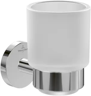 Villeroy & Boch Glashalter Elements - Tender 74x100x96mm Brushed Nickel Matt