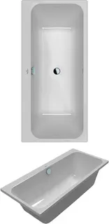 Villeroy & Boch Badewanne Architectura 1500x700x415mm Rechteck Weiß Alpin – Bild 2