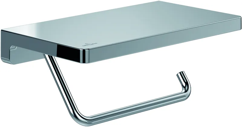 Villeroy & Boch Toilettenpapierhalter mit Ablage Elements - Striking 200x110x79mm Chrom