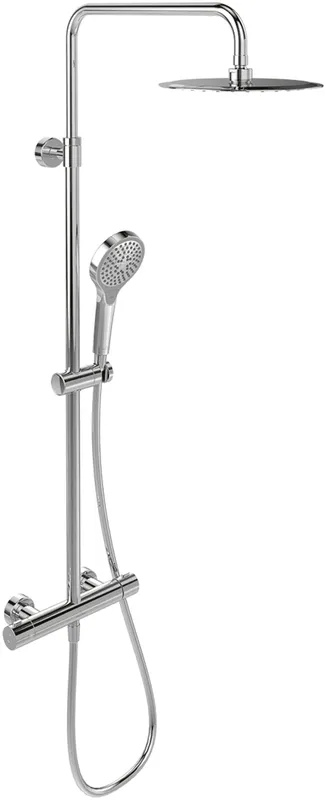 Villeroy & Boch Duschsystem m drei Funktionen Verve Showers 287x1093x472mm wandm Matt Black