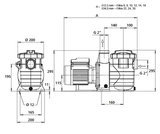 KSB Umwälzpumpe Filtra N 8 E 1x230V 50Hz IE2 – Bild 2