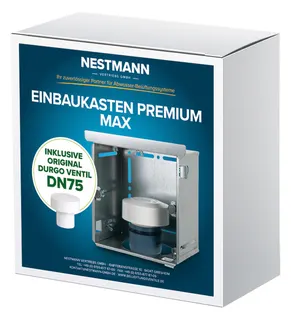 Einbaukasten PREMIUM MAX DN 75 o. Front inkl. DURGO Ventil DN 75