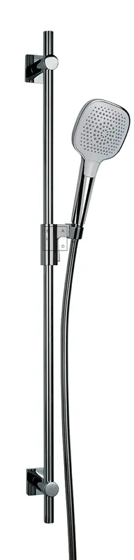 SCALIDO-Brauseset A24 eckig m Handbr. softedge 3S Wandstange 950mm/Schlauch vc