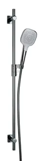 SCALIDO-Brauseset A24 eckig m Handbr. softedge 3S Wandstange 950mm/Schlauch vc