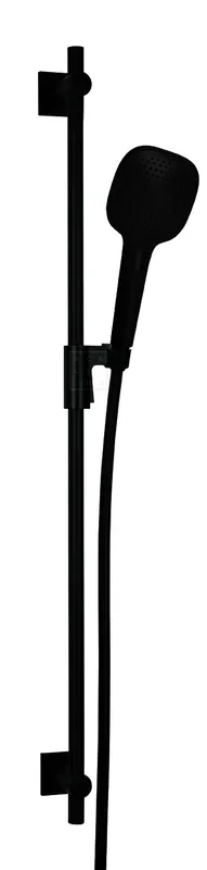 SCALIDO-Brauseset A24 eckig m Handbrause softedge 3S Wandstange 950mm/Schlauch sw
