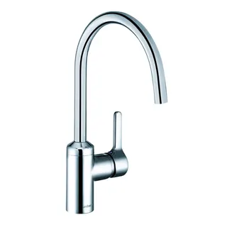 sanibel Spültischarmatur S4-BSC A24 DN10 Niederdr/seitlich/hoher C-Auslauf verchr
