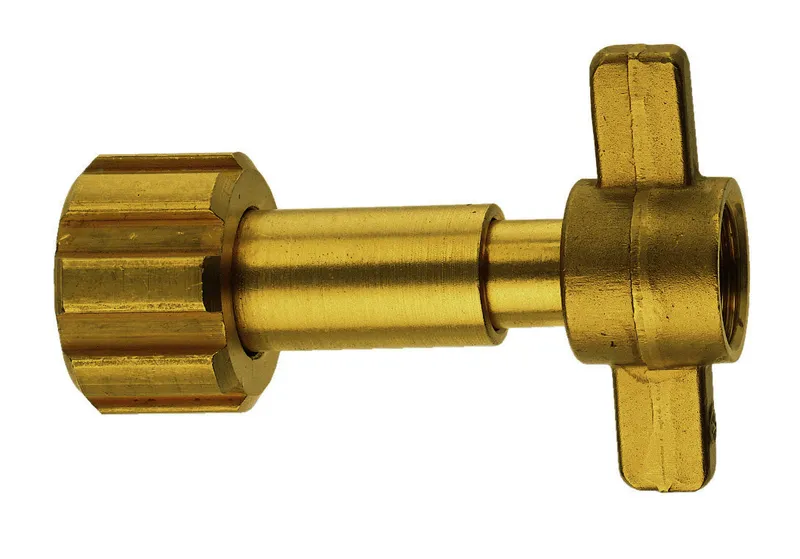 Propan-Umfüllstutzen, W21,8x1/14"L-3/8"L