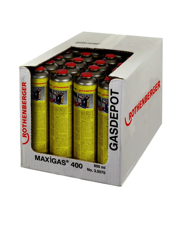 Maxigas 400, 600ml, 7/16"-EU, Version A