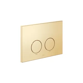 DO Betätigungsplatte SERIENSPEZIFISCH 12665979 Messing gebürstet (23kt Gold)