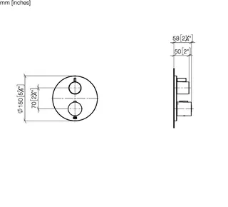 Dornbracht UP-Therm. SERIENSPEZIFISCH 36425970 Light Gold gebürstet – Bild 3